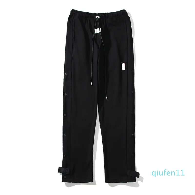 2022 MENS PANTY High Street Hip Hop Pants But Button Spanty Spiress Casual Sports Spodni Streetwear