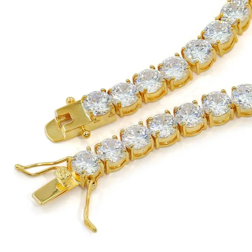 Bracelet de luxe Bijoux Classique Brillant Cristal Designer Authentique 925 Argent Charme Bracelet En Or Zircon Mode Haute Qualité Belle En Gros