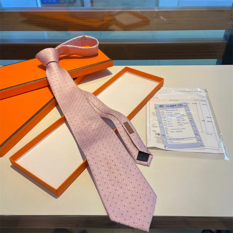 Hochwertige Herren lässige Business Seidenkrawatten Twill Strick Gentleman Biege Krawatten Modeaccessoires Geschenk