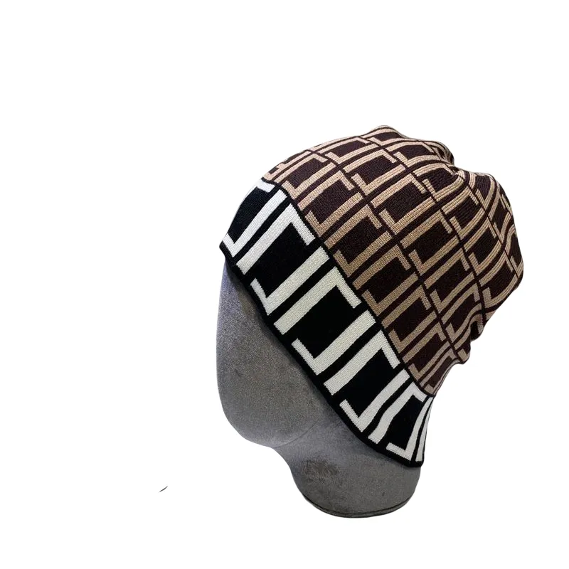 Kaszmirowy kapelusz designerki czapki jesienne zimowe wełniane dzianina czapka męska luksusowa marka Casquette ciepłe projektanci maski pełne litera