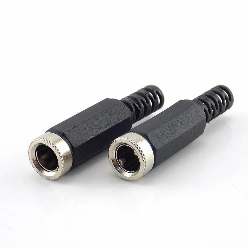 Andere verlichtingsaccessoires 5/10pcs AC 5,5 mm DC Vrouwelijke mannelijke Jack Connectors Socket Adapter Adapter 2,1 mm Diy -kabeldraad voor terminals vermogen P