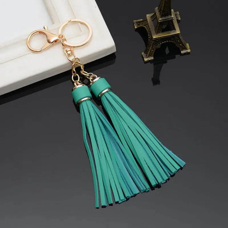 Keychains hängande rep Silk Tassel Fringe för DIY Key Chain Earring Hooks Pendant Smycken Making Finding Supplies Tillbehör