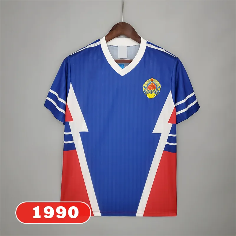 1990 Jugoslavia Retro Soccer Jersey Classic Shirt Da Calcio Maschile Poliestere Manica Corta Vintage 2024 Da 15 91 DHgate