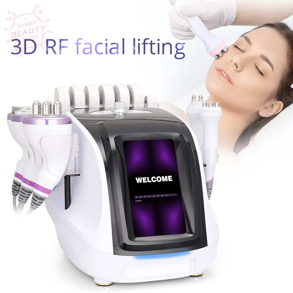 6 in 1 Unoisetion 80K cavitazione RF lipo laser macchina dimagrante massaggiatore corpo anticellulite