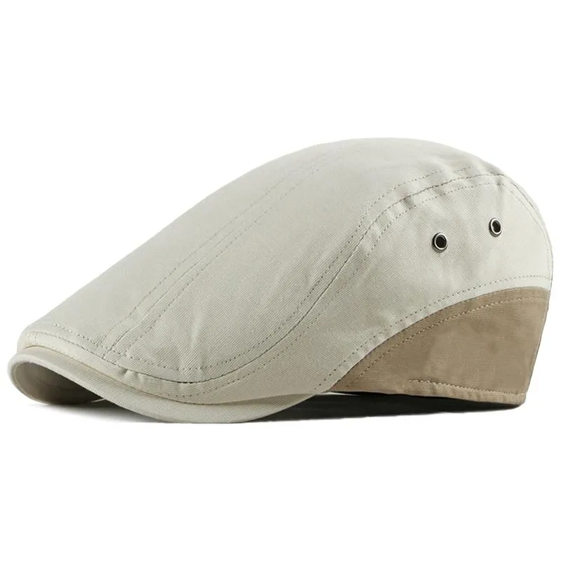 Bérets Chapeaux masculins Golf conduisant Summe Fashion Coton Gatsby Style Caps plats pour hommes Vintage décontractés Peak Sboy Femmes Wholesaleberets