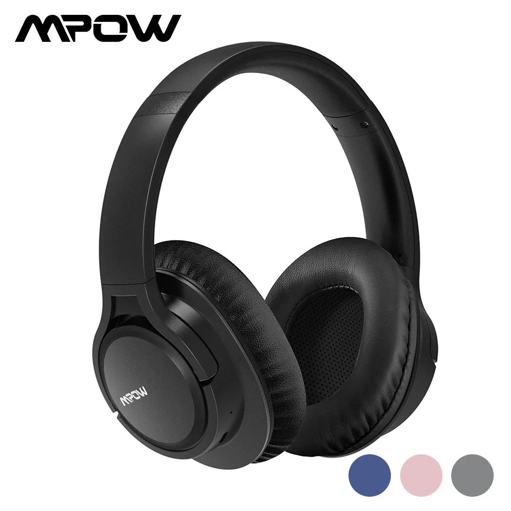Casque d'écoute sans fil/filaire Bluetooth avec Microphone Mpow H7