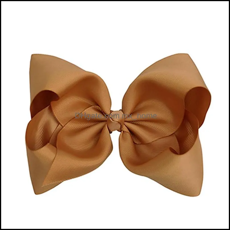 children`s solid color grosgrain ribbon bowknot hairpcute handmade bows duckbill clip baby headwear sweet hair accessories