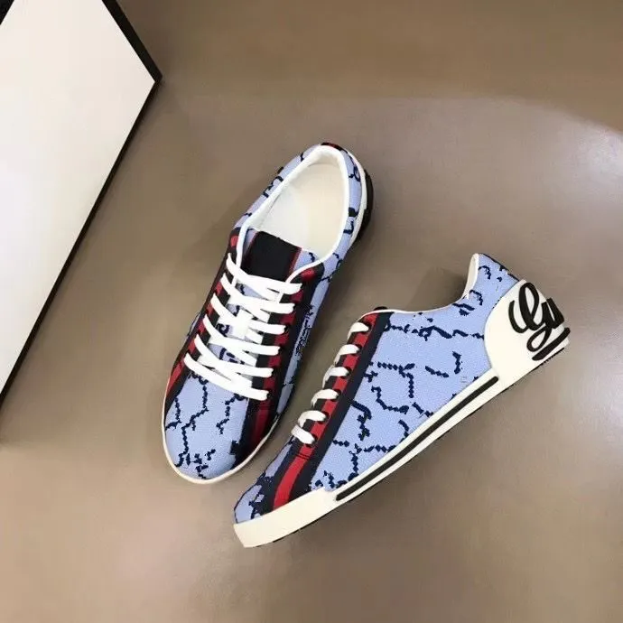 The latest sale high quality men retro low-top printing sneakers design mesh pull-on luxury ladies fashion breathable casual shoes mnhj0005