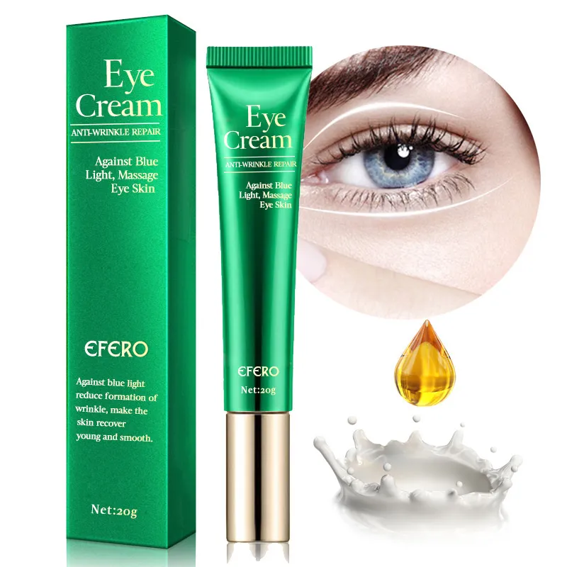 Removedor de círculos escuros de colágeno Efero Creme para os olhos contra cremes para cuidados com os olhos de inchaço