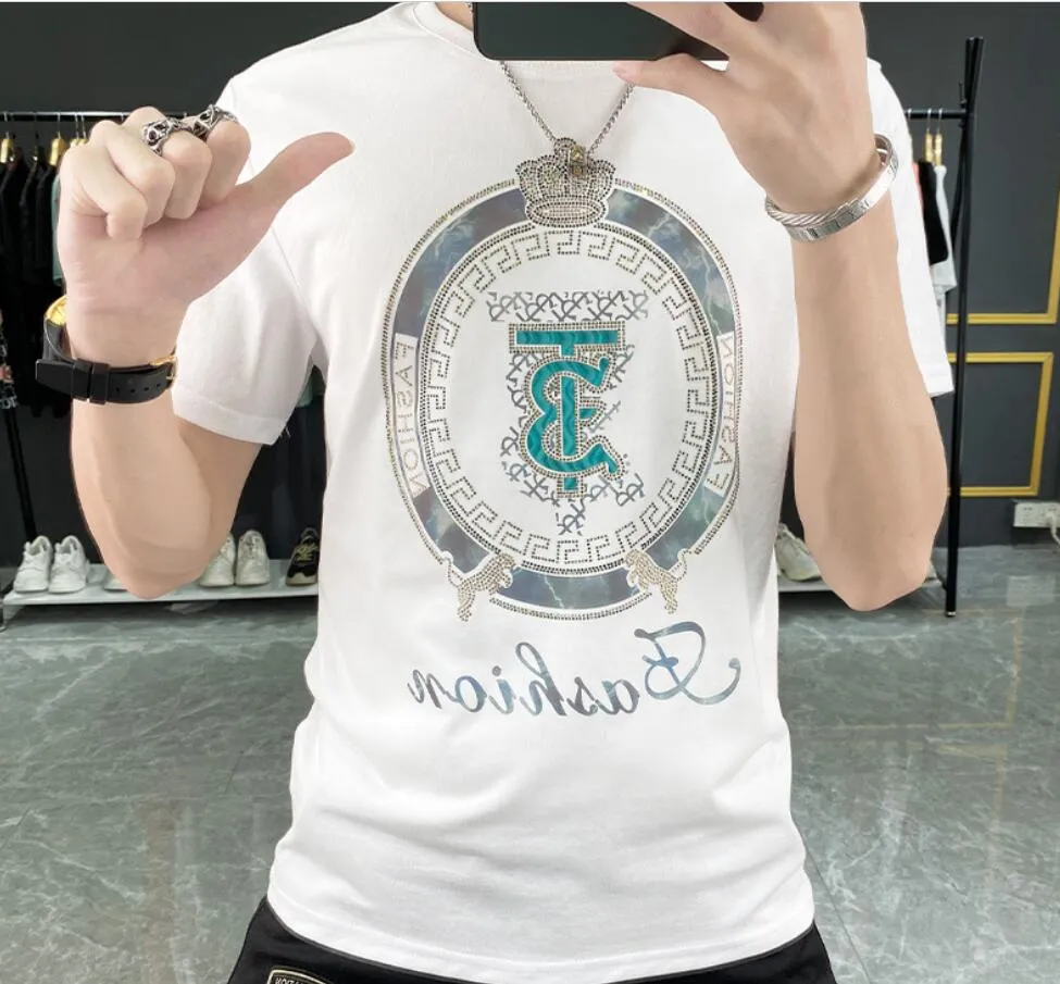 Camiseta De Manga Corta De La Marca De Marea Europea |Moda De