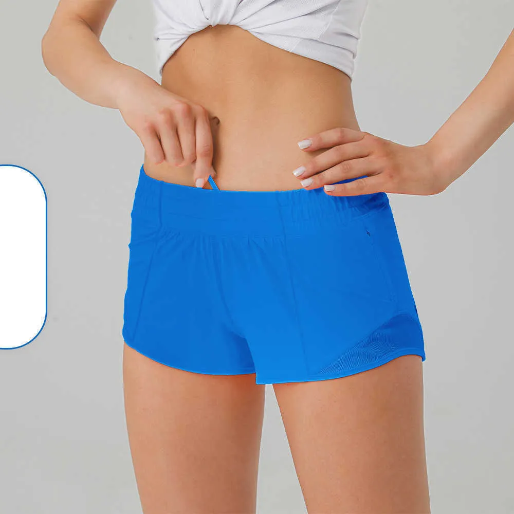 Femmes Lu-248 Sport Shorts décontractés Fiess Hotty Pantalon chaud pour une fille d'entraînement pour une fille de gymnas