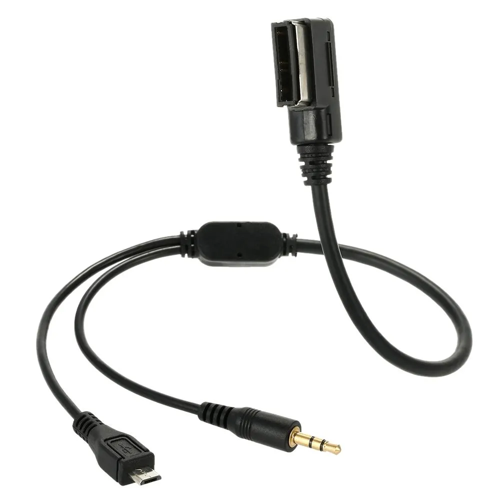 Jack Aux MP3 Cavo Adattatore USB Musica AMI MMI Interfaccia per Audi A3 A4 A5 A6 TT per VW Jetta GTI GLI Passat CC Touareg