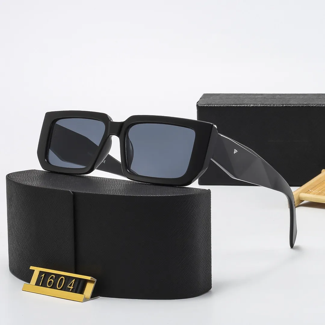 Ny modedesigner solglasögon klassiska tidlösa solglasögon kvinnor män presentglasögon catwalk stil med låda