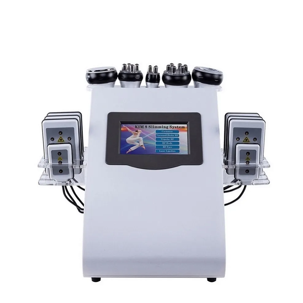 2022 Amazon New Lipo Laser Slimming Cavitation RF Body Shaping 6 in 1 Ultrasonic Cavitation Vacuum Beauty Machine