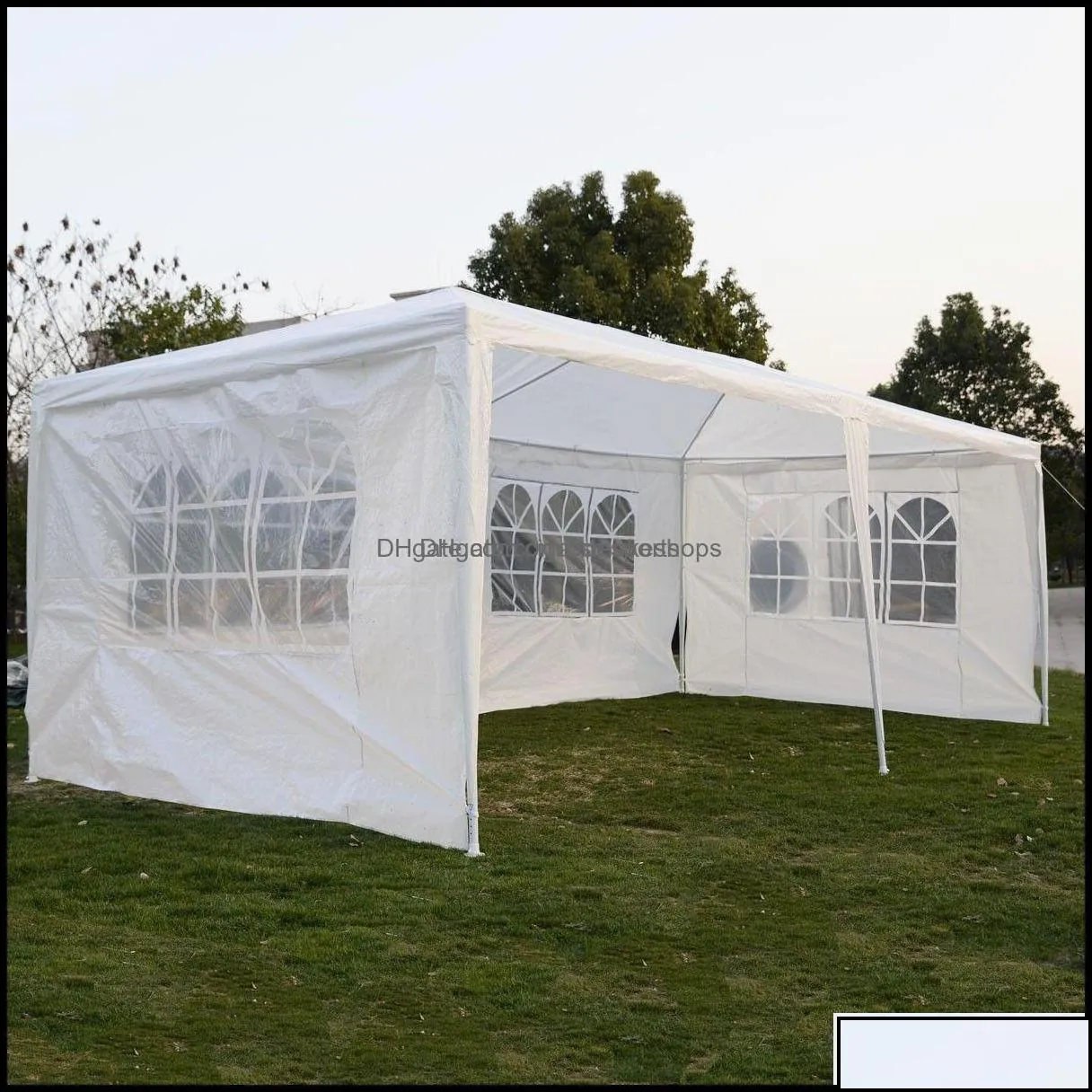 Shade Garden Buildings Patio Lawn & Home Outdoor 3x9M Canopy Party Wedding Tent Gazebo Pavilion Cater Events Sidewall Drop Delivery