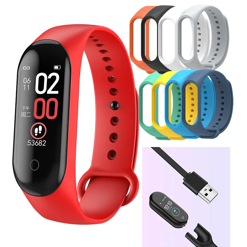 M4 Smart Smart Watch M4 Band With Heart Rate, Blood Pressure, And