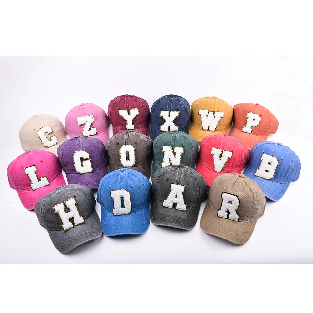 Embroidered Letters Dad Baseball Cap Washed Cotton Snapback Hat For Men ...