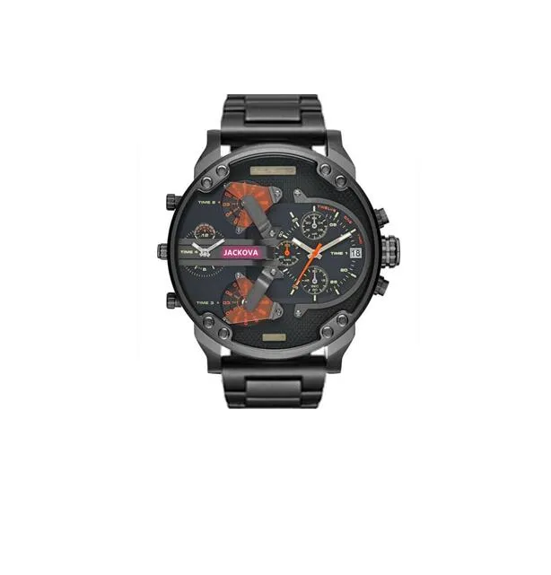Orologio Da Uomo Al Quarzo Con Grande Quadrante – Impermeabile 30m, Cinturino In Pelle, Doppio Calendario, Illuminazione Notturna, Regalo - 3