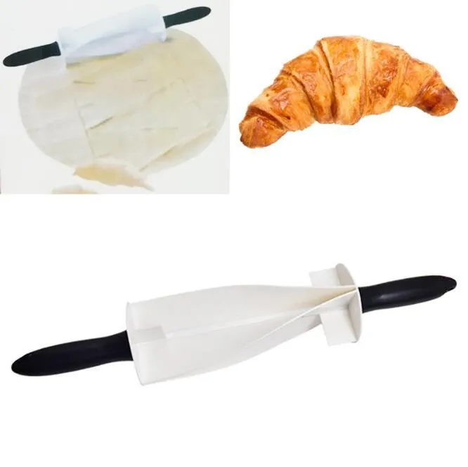 Croissant Rolling Pin Handwork DIY Croissant Mold Tumble Baking Tool Multi-function Kitchen Fruit Vegetable Tools HA1469