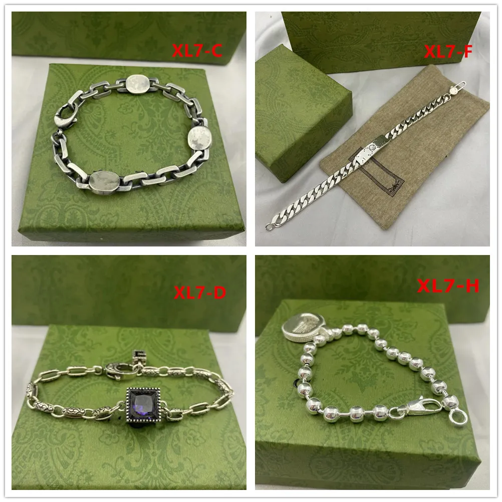 925 sterling silver Brand designer jewelry women bracelet Jewelery Lady Heart link Charm Bracelets Bangle for Woman Gifts Party Van H