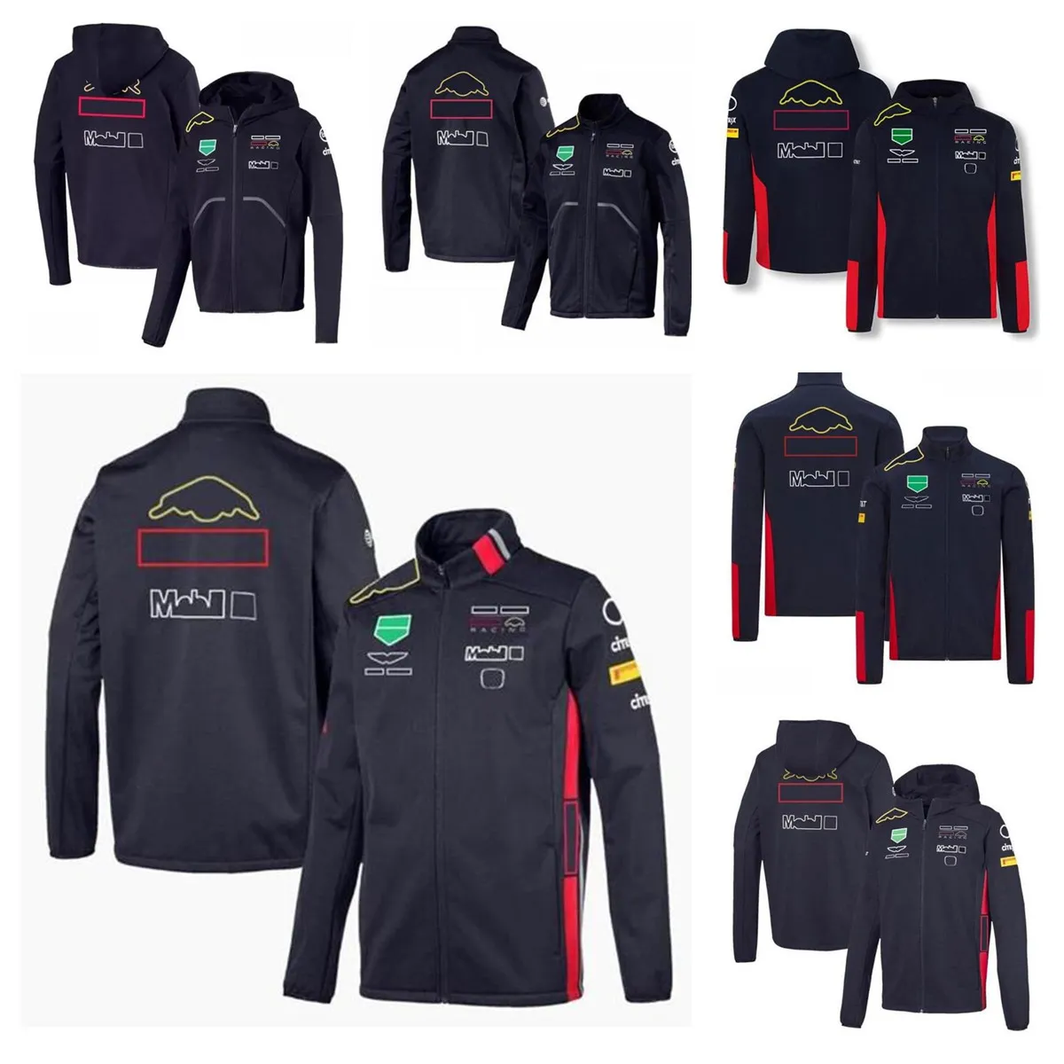 同じカスタムの新しいF1レーシングスーツスウェットシャツチームジャケット