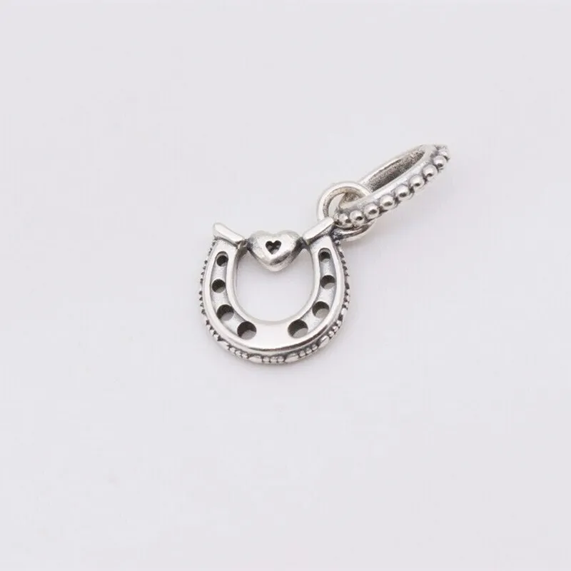 925 Sterling Silver Good Luck Horseshoe Dangle Pandora Moon Charm For DIY Jewelry Making Kits Perfect Wedding Party Gift 712157C01 From Annajewel 11.38 DHgate.Com