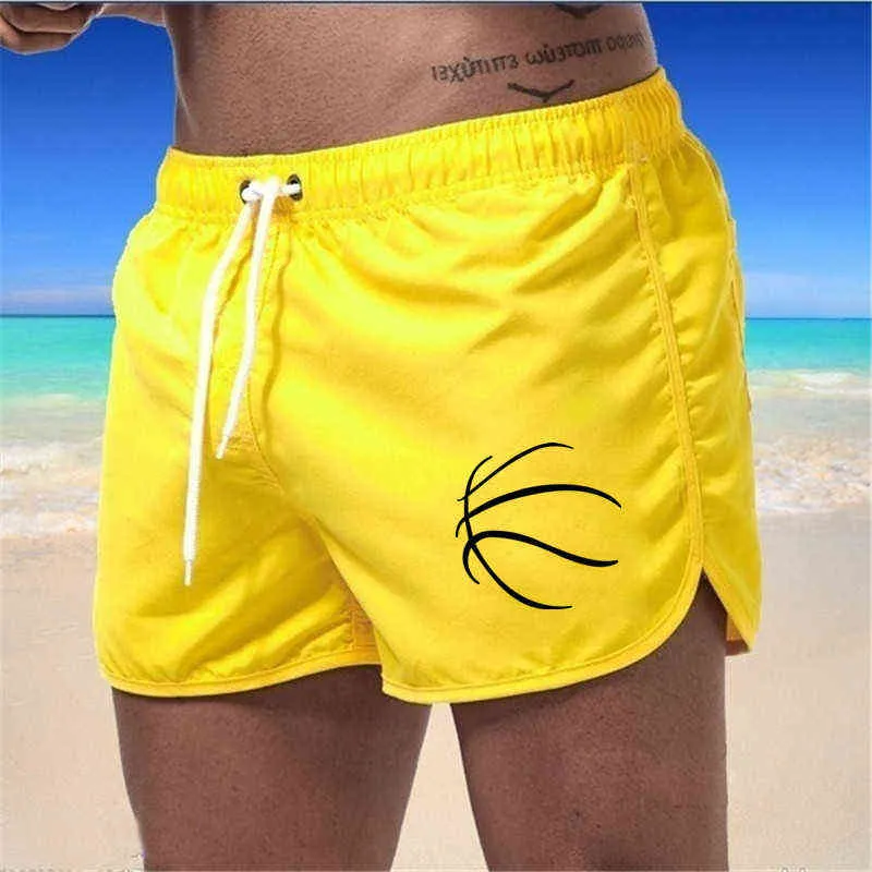 2022 New Mens Swimwear Male Swim Suits Boxer Quick Drying Shorts Swim Trunks Men Swimsuit Surf Sexy Shorts swimming trunks Y220420