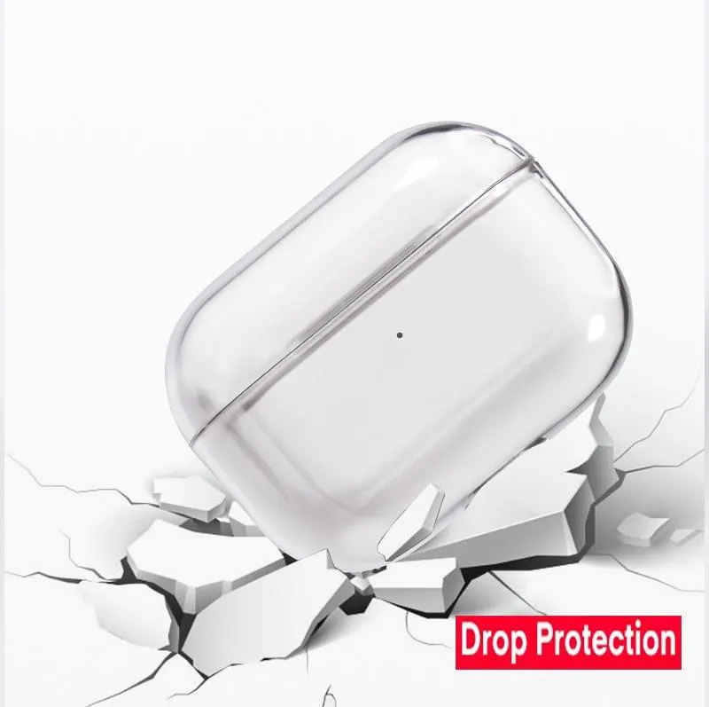 Silicone Transparent Case For Apple Airpods 1 2 3 Cover Earphone Case  Airpods Pro Protective Case