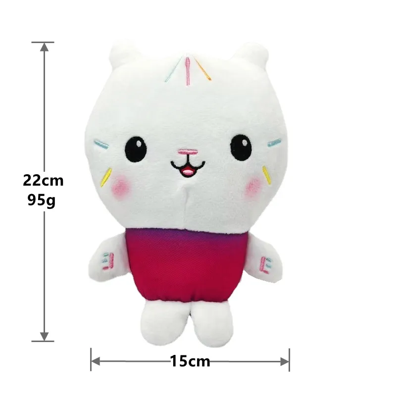 25cm Gabby Dollhouse Peluche Mercat Cartoon Peluches Sirène Chat Peluche  Poupées 35