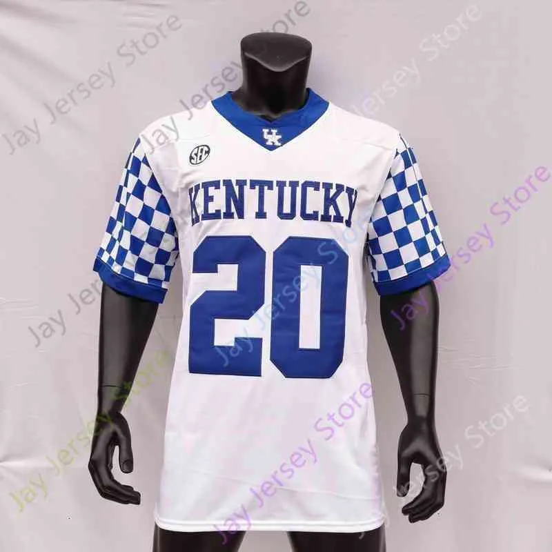 Custom Kentucky Wildcats Football Jersey NCAA College Randall Cobb Josh Ali Beau Allen Rodriguez Jr. Michael Drennen II Robinson Isaiah Epps J.J. Weaver