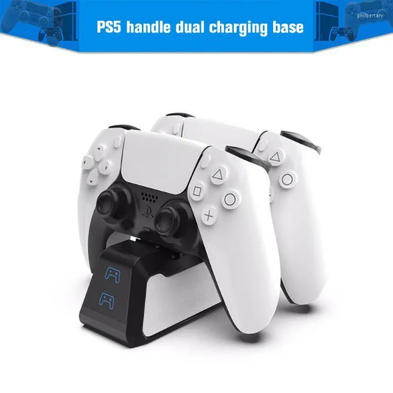 Игровые контроллеры джойстики PS5 Джойстик быстрого зарядка база Dual Phil22