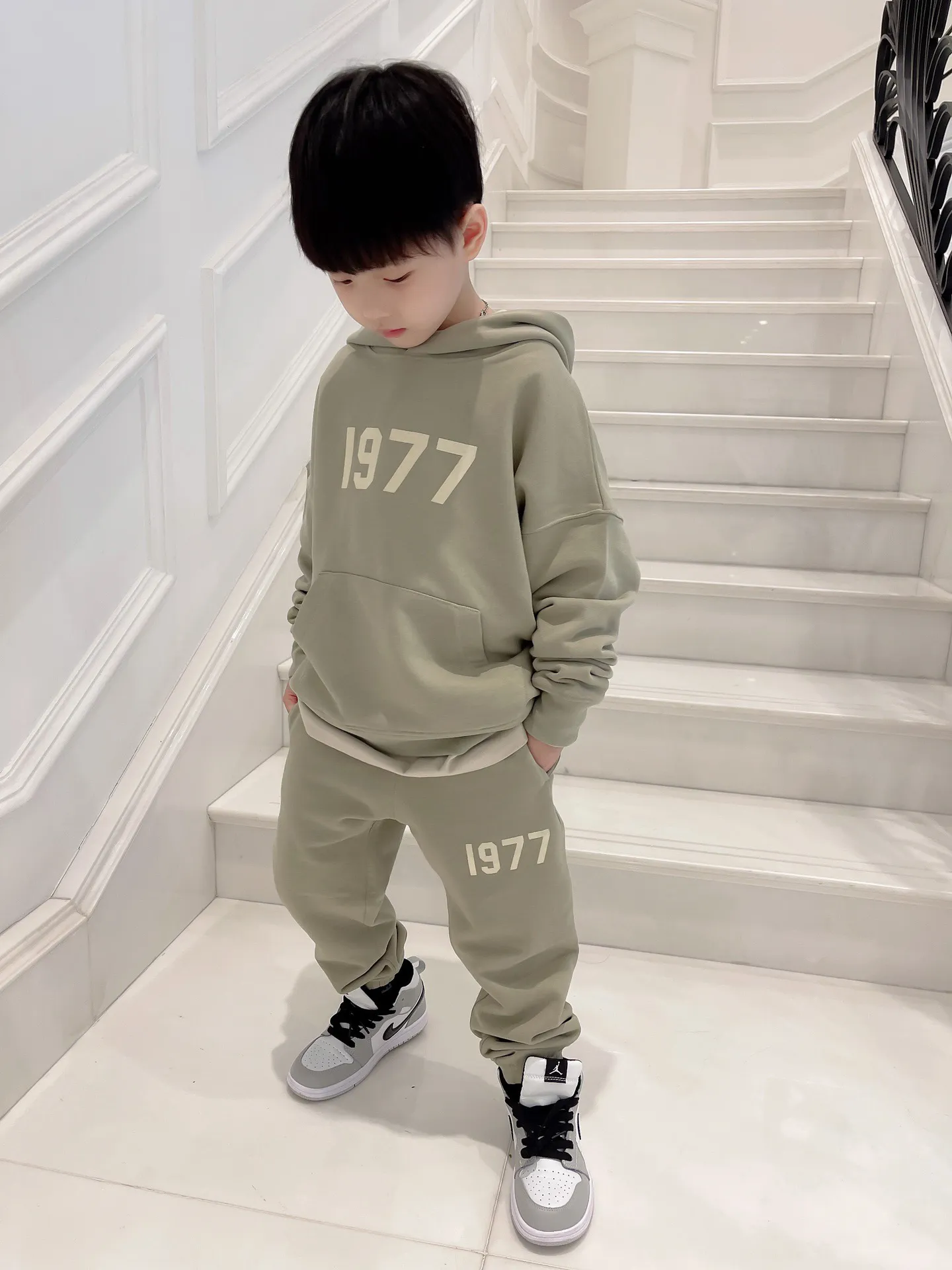 Kids Boys Girls Casual Sports Wear Track Suit Jacket Coat with