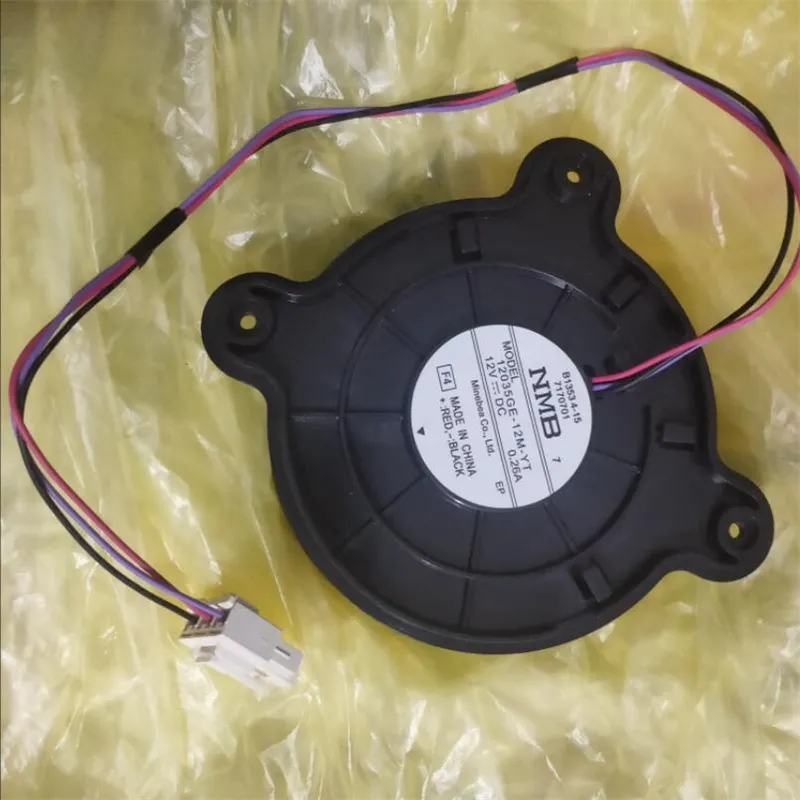 12035GE-12M-YT Refrigerator Fan Motor Compatible with Samsung Haier Refrigerator, 3 Wire Refrigerator Evaporator Motor DC 12V 0.26A 100x100mm 12035GE-12M-YT Refrigerator Fan Motor Compatible with Samsung Haier Refrigerator, 3 Wire Refrigerator Evaporator Motor DC 12V 0.26A 100x100mm