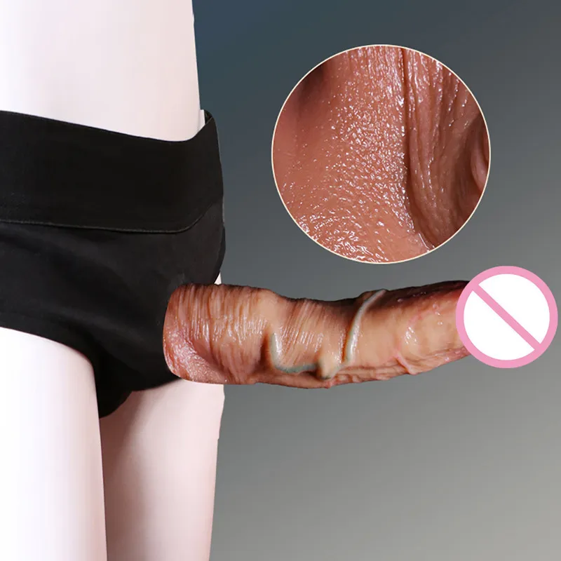 Masturbazione femminile con dildo realistico al tocco della pelle reale con ventosa, cazzo in silicone, pene, massaggiatore vaginale anale, giocattoli sexy