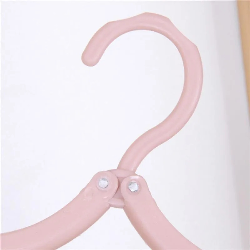 Hooks Travel Portable Multi-function Folding Hanger Outdoor Clothes Drying Plastic Non-slip Clothes Hangers