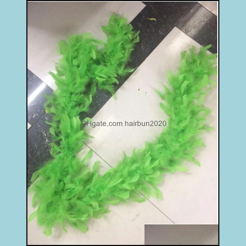 Other Event Festive Party Supplies Home Garden Drop Delivery 2021 Turkey Large Chandelle Marabou Feather Boa Wedding Ceremony Boas White