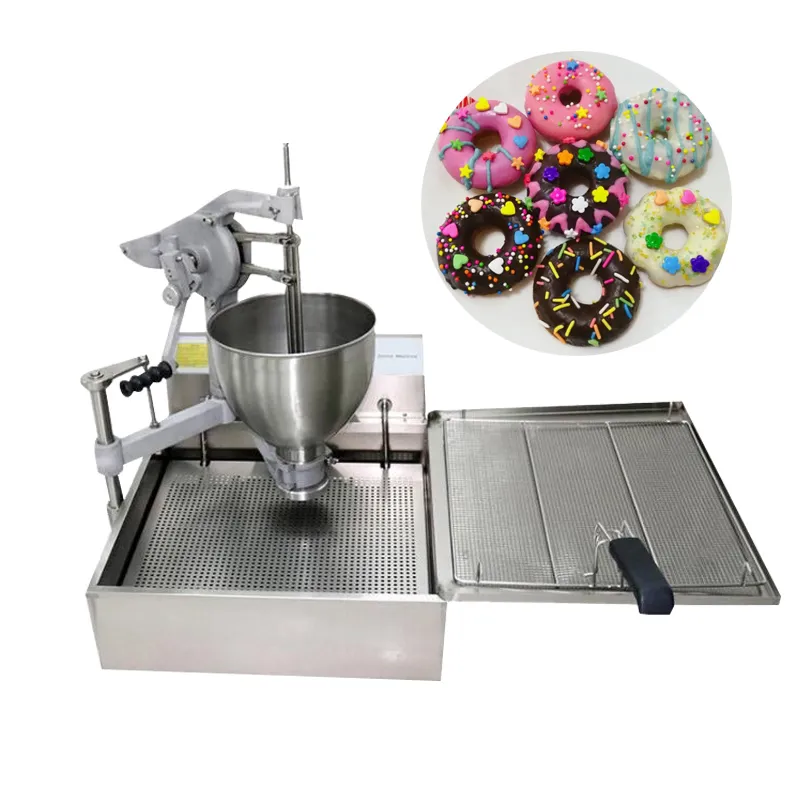 Machine à beignets à fleurs pour magasin de desserts avec friteuse fabricant de beignets en acier inoxydable commercial