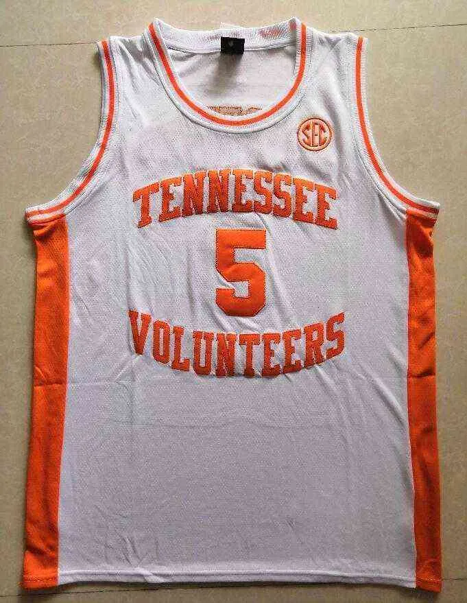 Tennessee Volunteers Basketball Jersey 23 Bowden 35 Yves Pons 1 Lamonte Turner 10 John Fulkerson 2 Grant Williams Admiral Schofield all stitched