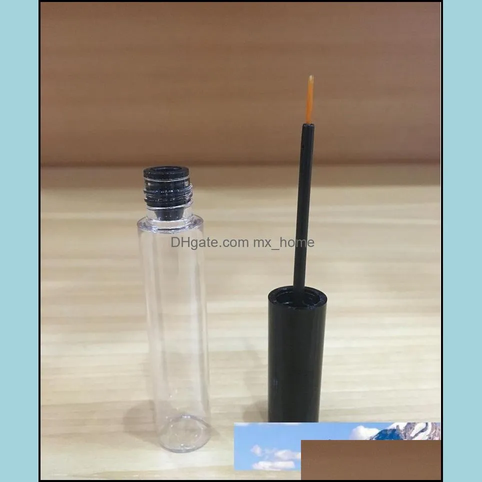 Empty Plastic Mascara Tube lip gloss eye liner bottles With Plug Cap Cosmetic Container DIY Refillable Bottle 10ML 100PCS up in stock