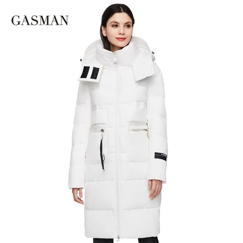 Gasman Women Coats Hooded Down Parka's Winter's Winter Veste Long Warmwear Vestes Femme Fashion Brand Automne 379 201214