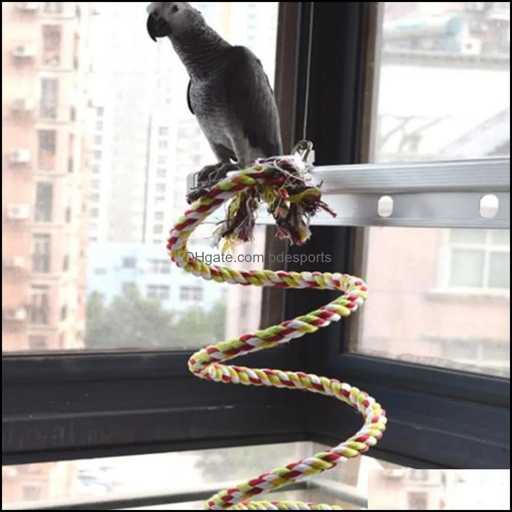 Purple Star Pet Bird Large Small Parrot Climbing Ropes Chewing Climbing Standing Toys Parakeet Gray Parrot Macaw Cage Decor