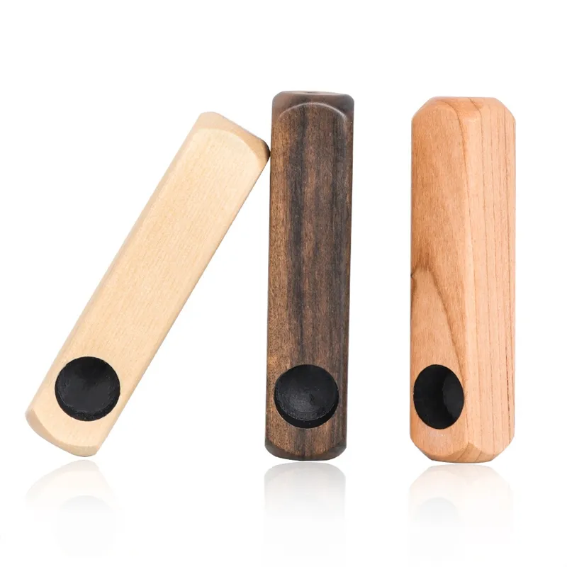 Dernières Mini Naturel En Bois Sec Herbe Tabac Filtre Tuyaux Portable Bois Fumer Conception Innovante Embouchure Porte-Cigarette Haute Qualité DHL Gratuit