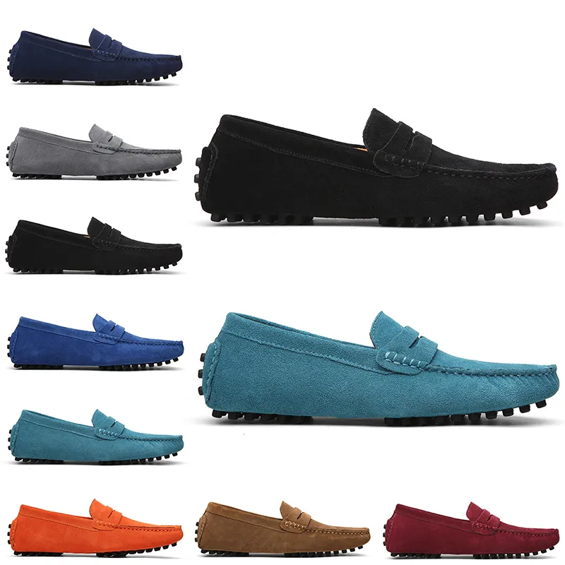 Chaussures pour hommes Nouveaux mots de créateurs décontractés des chaussures robes vintages triples noirs verts rouges bleus baskets pour hommes marche