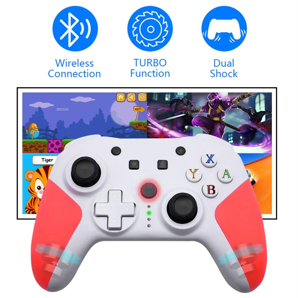 جديد وحدة تحكم لاسلكية جديدة مع وظيفة الإيقاظ الصوتية Bluetooth Gamepad ل Switch Nintendo / Lite Pro268P