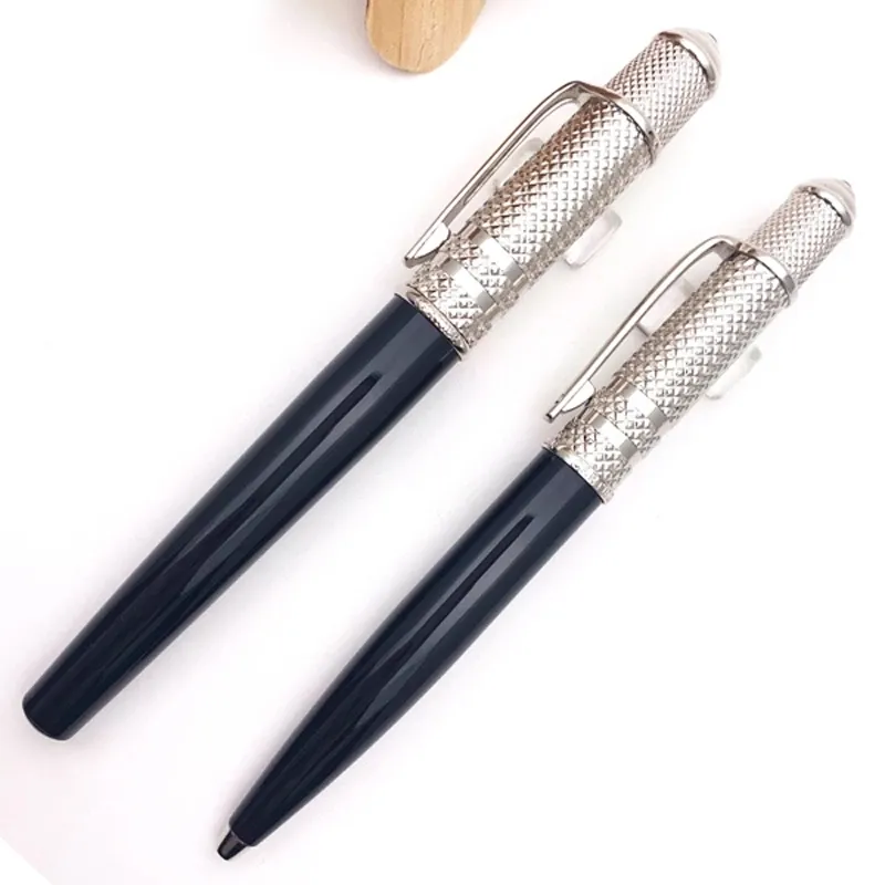 YAMALANG Luxury Quality Classic pen Long Thin Barrel Roller Ball Ballpoint Pen Stainless Steel Ragging Writing Smooth Office Stati203j