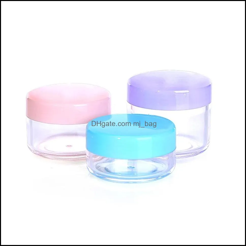 plastic containers 20g wax oil container jars empty travel mini jar case small cosmetic pot with lid face cream lip balm bottle