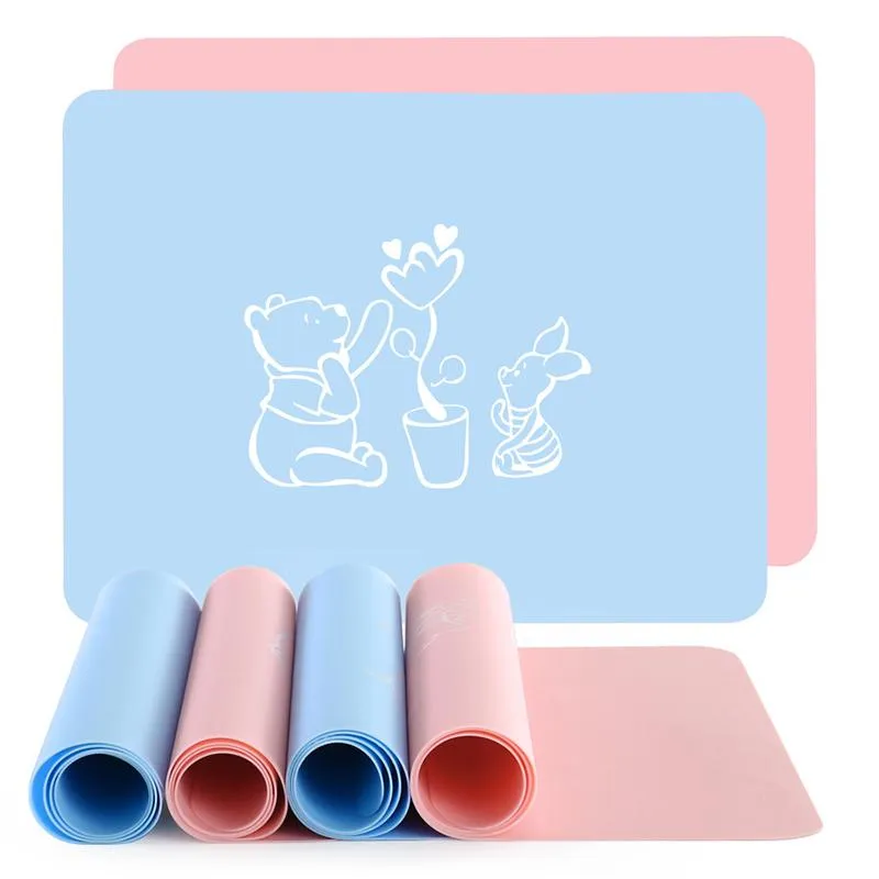 Table Mats Placemats For Kids Silicone Placemat Baby Waterproof Heat Resistant Non-slip Kitchen Dining Mat Portable Easy To Clean