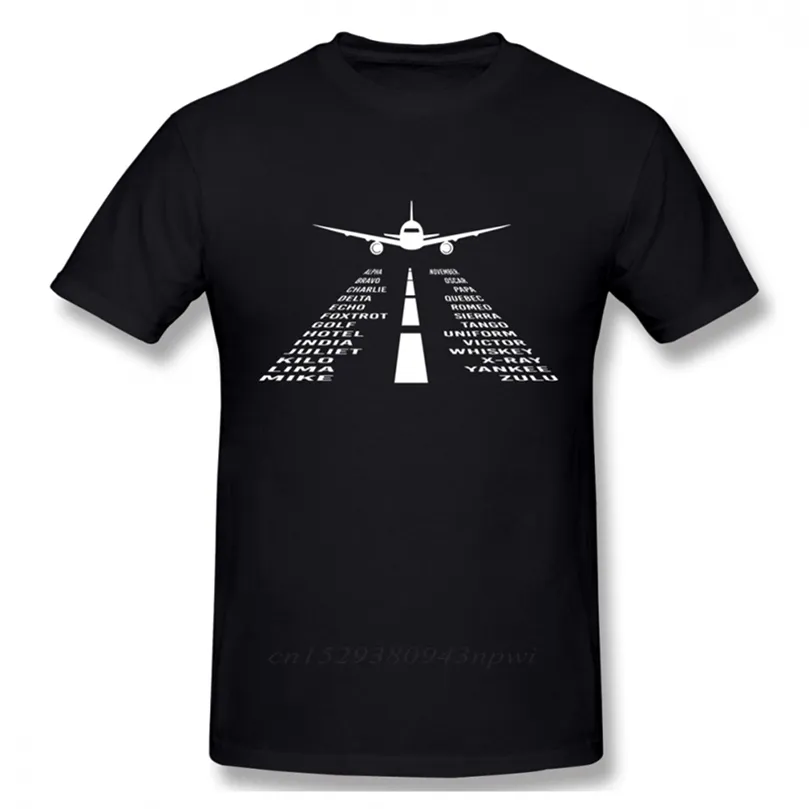 Novelty Airplane Phonetic bet Pilot Gift T shirt Fashionable Streetwear Shirt Organic Cotton Camiseta 220325