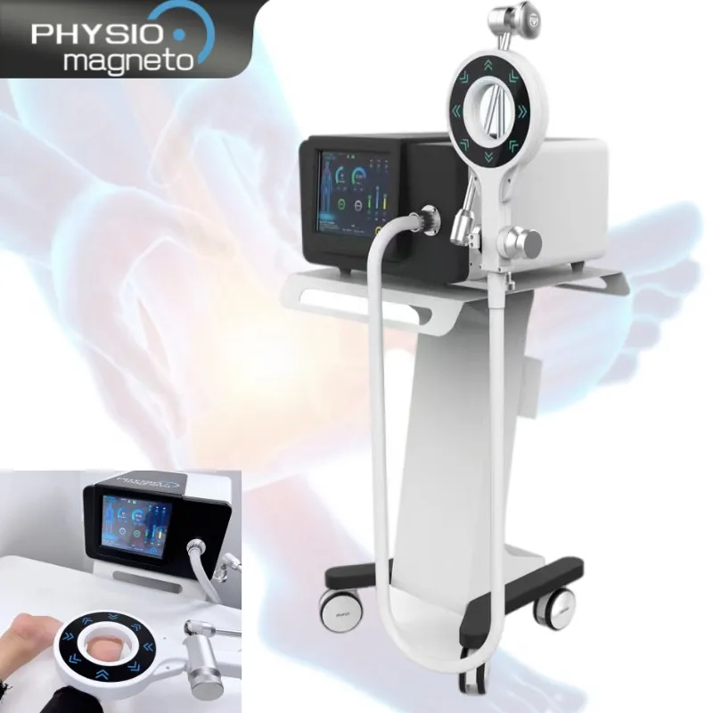 Massageador de terapia magnética portátil Physio Magneto equipamento de transdução para fascite plantar lombar lombar