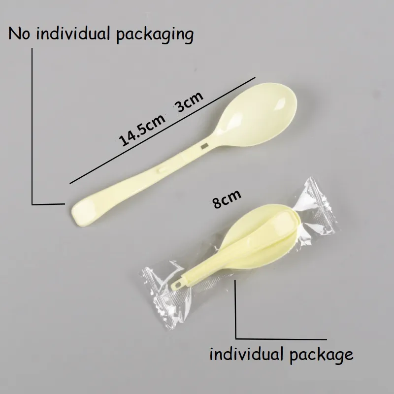Set Di 4 Cucchiai Per Gelato In Plastica, Colorati (verde, Arancione, Blu, Rosa), 18,3 Cm, Antiaderenti Per Dessert E Yogurt Congelato - 2